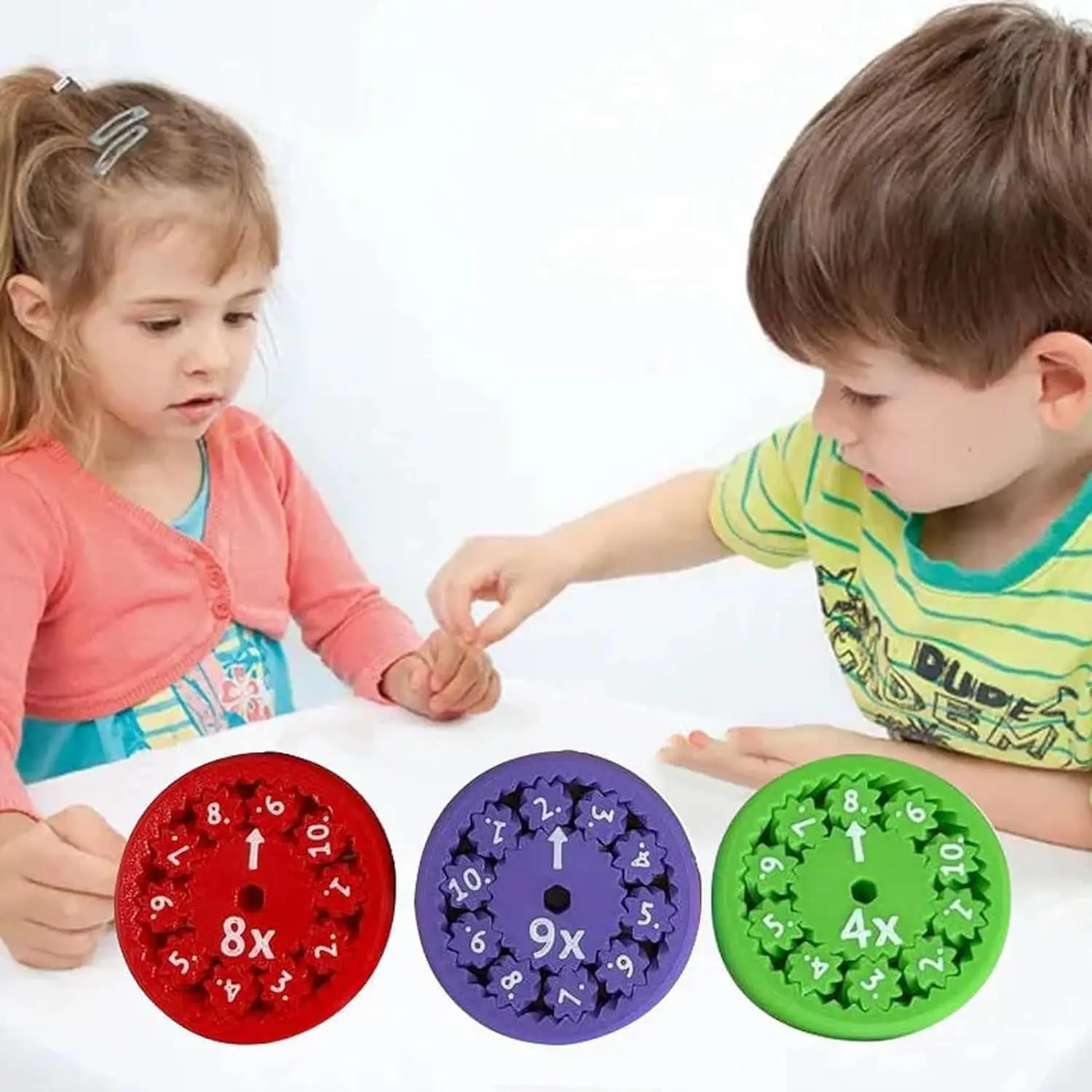 Math Fidget Spinners Educational Spinning Toys Learning Arithmetic Arithmetic Tools Addition Subtraction Multiplication Division