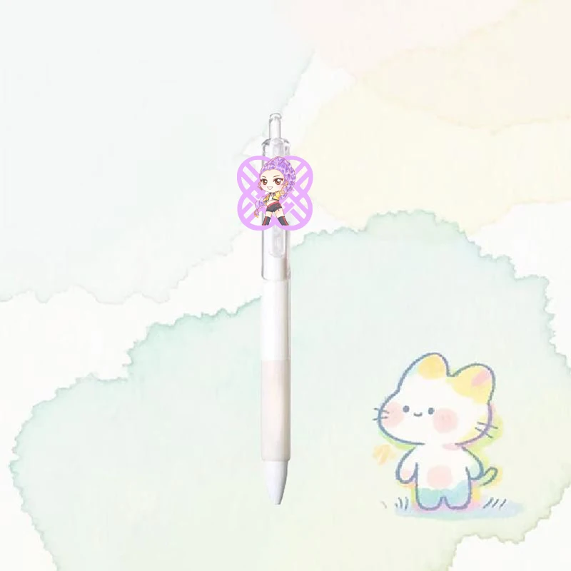 قلم جديد لصيادو الشياطين لـ Kpop قلم أسود للطلاب يأخذ لعبة رسم الامتحان أنيمي الكرتون الشكل القرطاسية لوازم الدراسة هدية للأطفال #4