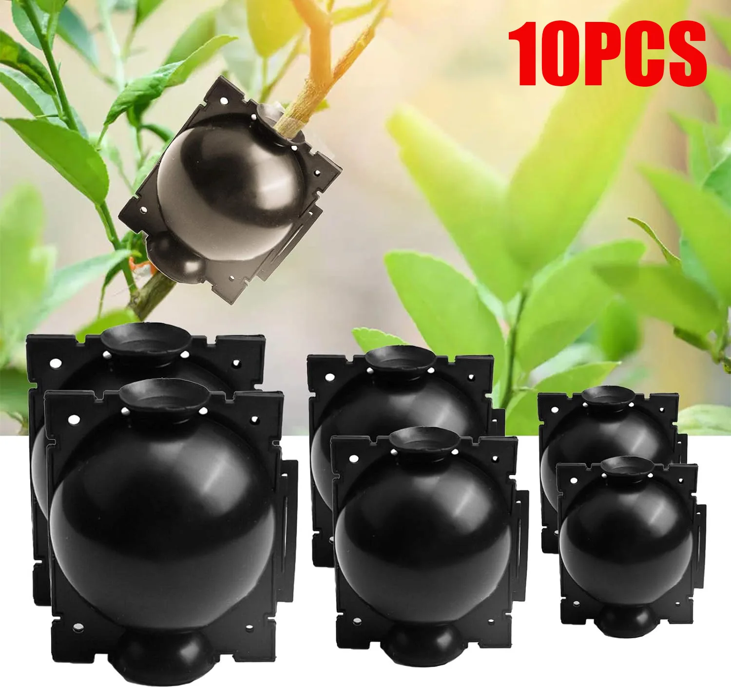 10Pcs Plant Rooting Ball Reusable Plant Root Growing Box Cutting Grafting Garden Rooting Propagation Ball Jardinage Pot