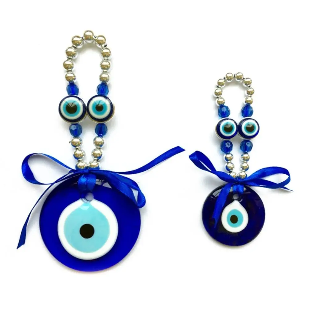 Turkish Glass Blue Eye Pendant Keychain Key Ring For Men Women Gift Unique Vintage Fashion Lucky Car Jewelry