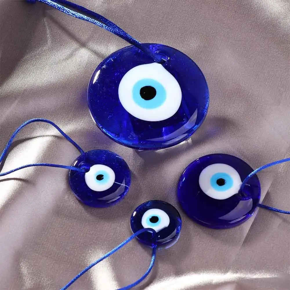 Lucky 1PC Lampwork Auto Accessories Evil Eye Office Glass Home Turkish Interior Decor Amulet Car Pendant Auto Decor