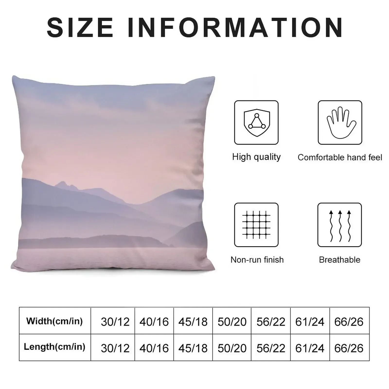 Cuillin Sunset Loch Alsh in Summer Skye Scotland Throw Pillow anime girl Decorative Cushions pillow