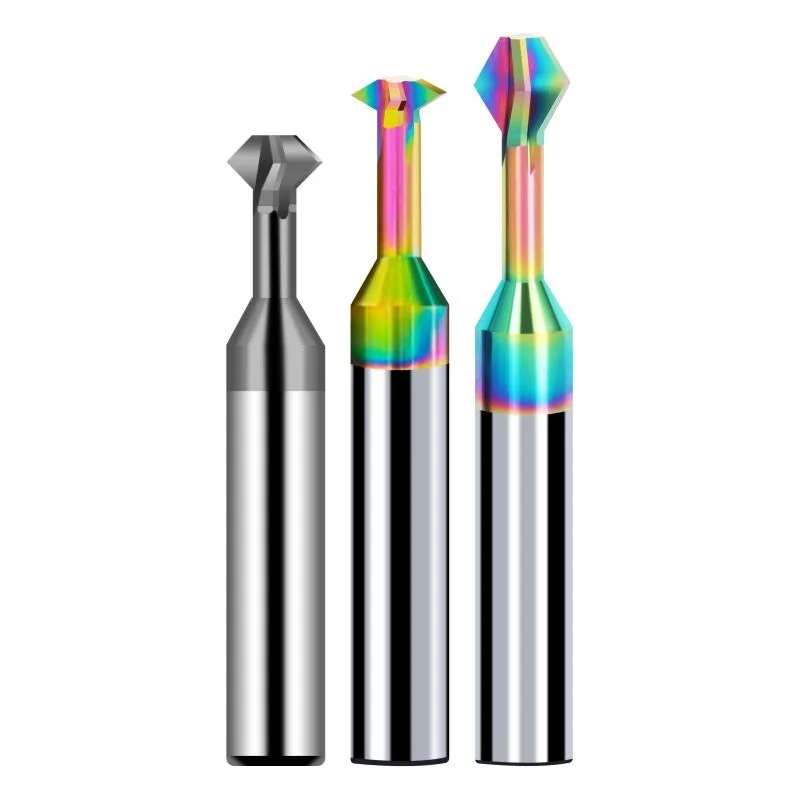 أداة الشطب المصنوعة من الفولاذ التنغستن قاطع الألومنيوم من سبائك الصلب 60 90 درجة 120 قواطع الطحن سكاكين الشطب في مركز التصنيع