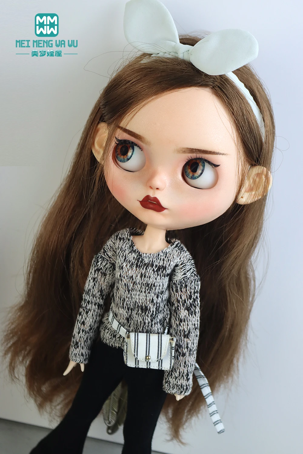 Blyth Doll Clothes Fashion Sweater Flared Pants for 28-30cm Azone OB22 OB24 Toys Gift