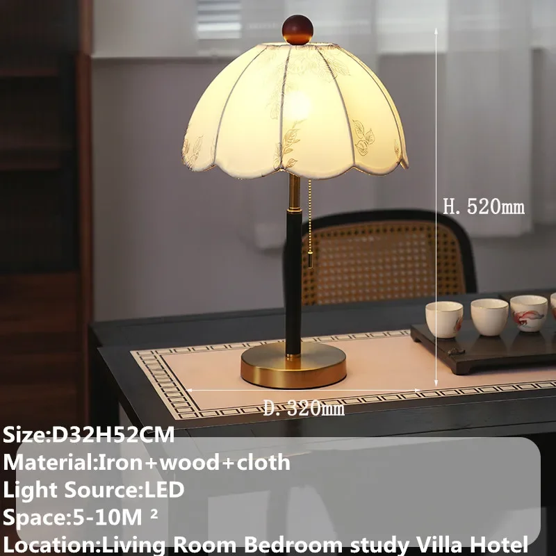 KARLOS Contemporary Table Lamp Retro Creativity Living Room Study Villa Hotel Bedroom LED Bedside Desk Light