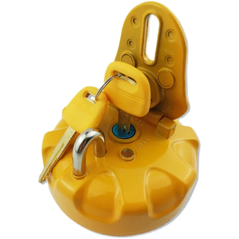 ل حفارة كوماتسو PC120 130 200 220 240 300 360-6-7-8 غطاء خزان الوقود مكافحة سرقة غطاء خزان الديزل مفتاح المرشح جودة عالية