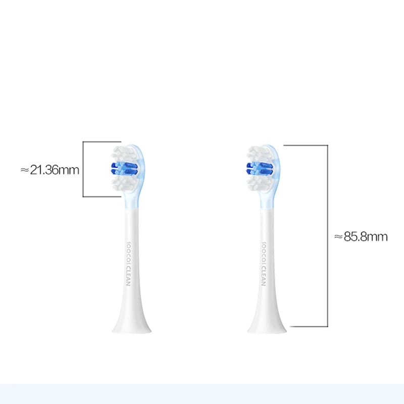 Original SOOCAS Sonic Electric Replace Toothbrush Head Soocas Full Range of Universal Soft Brush heads Vacuum Packaging