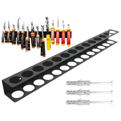 Screwdriver Holder Organizer Tool Wall Mount For Hammer Wrench Screwdriver Pliers Rack Organizer Bracket Tool Storage