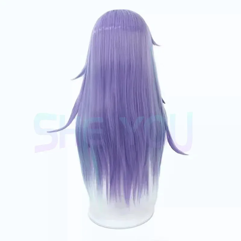 Hoshirube Sho Cosplay Purple Blue Mixed 70cm Long Heat Resistant Synthetic Hair Halloween Party Role Play Free x;3,v'6.f;9,