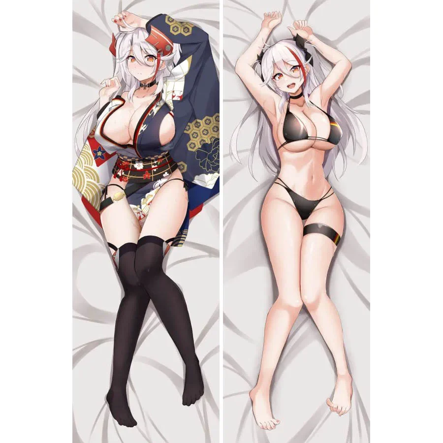 Azur Lane Dakimakura Case أنيمي وسادة غطاء DVA جميل مثير الفتيات الجانبين الفراش المعانقة الجسم المخدة أسعار الجملة