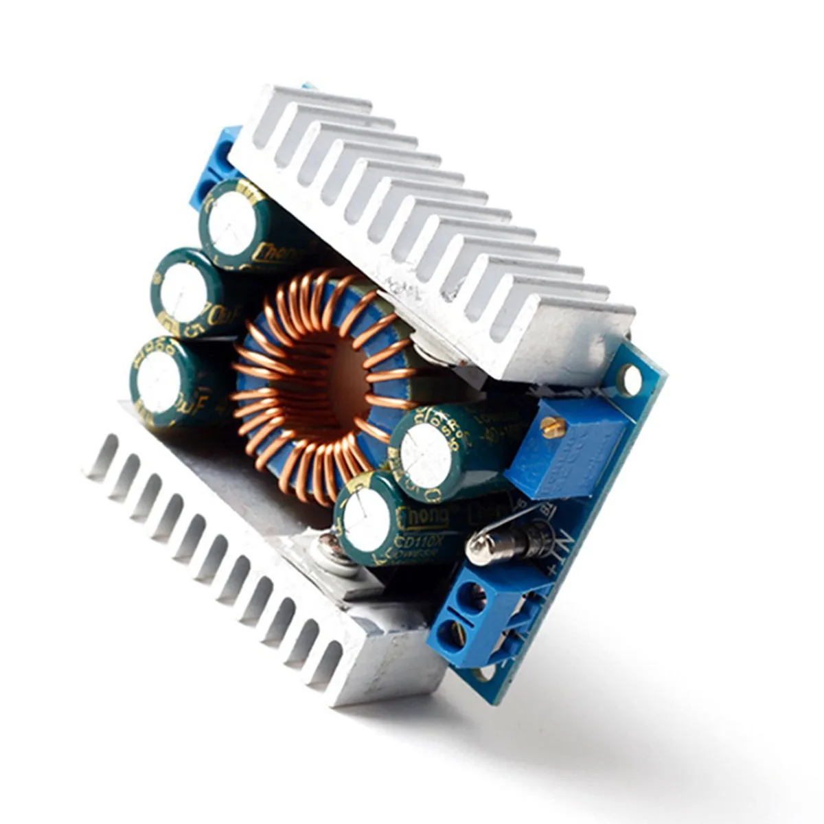 

12A 4.5-30V To 0.8-30V Dc Dc Converter Module Voltage Regulator Car Power Supply Pcb Metal Board Short Circuit Protection
