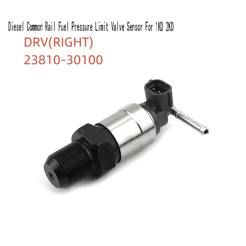 

A30M-DRV(Right) 23810-30100 NEW Diesel Common Rail Fuel Pressure Limit Valve Sensor For Toyota Hilux Prado Vigo 1KD 2KD