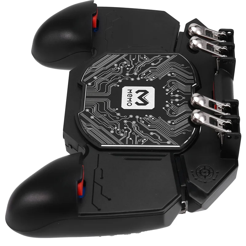 ABKI-MEMO DL100 Wiederaufladbares Kühlspielpad, 6-Finger-Mobil-Gaming-Controller für PUBG Advanced Semiconductor Cooling Technol