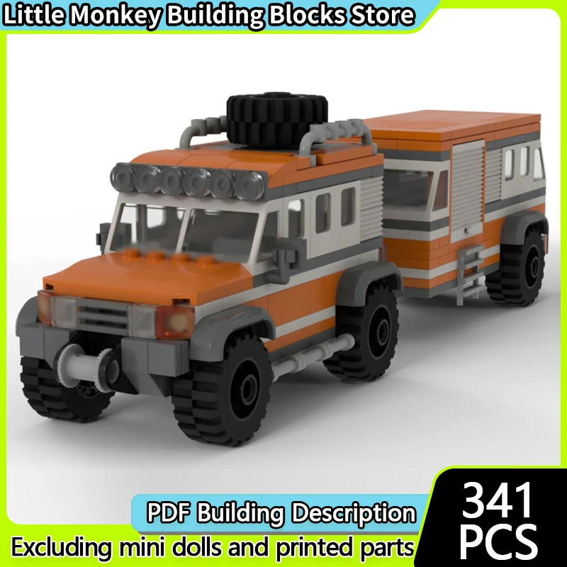 

Модель городской спасательной техники MOC, строительные кирпичи, снежный спасательный автомобиль, модульная технология, детские праздничные подарки, сборные игрушки, костюм