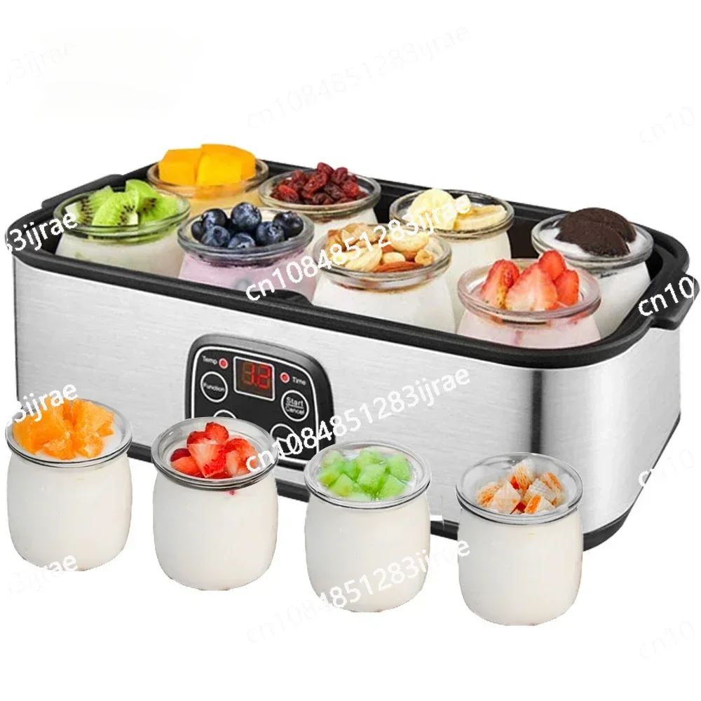 

Best Selling 8 Glass Stainless Steel Time Yogurt Maker 220v