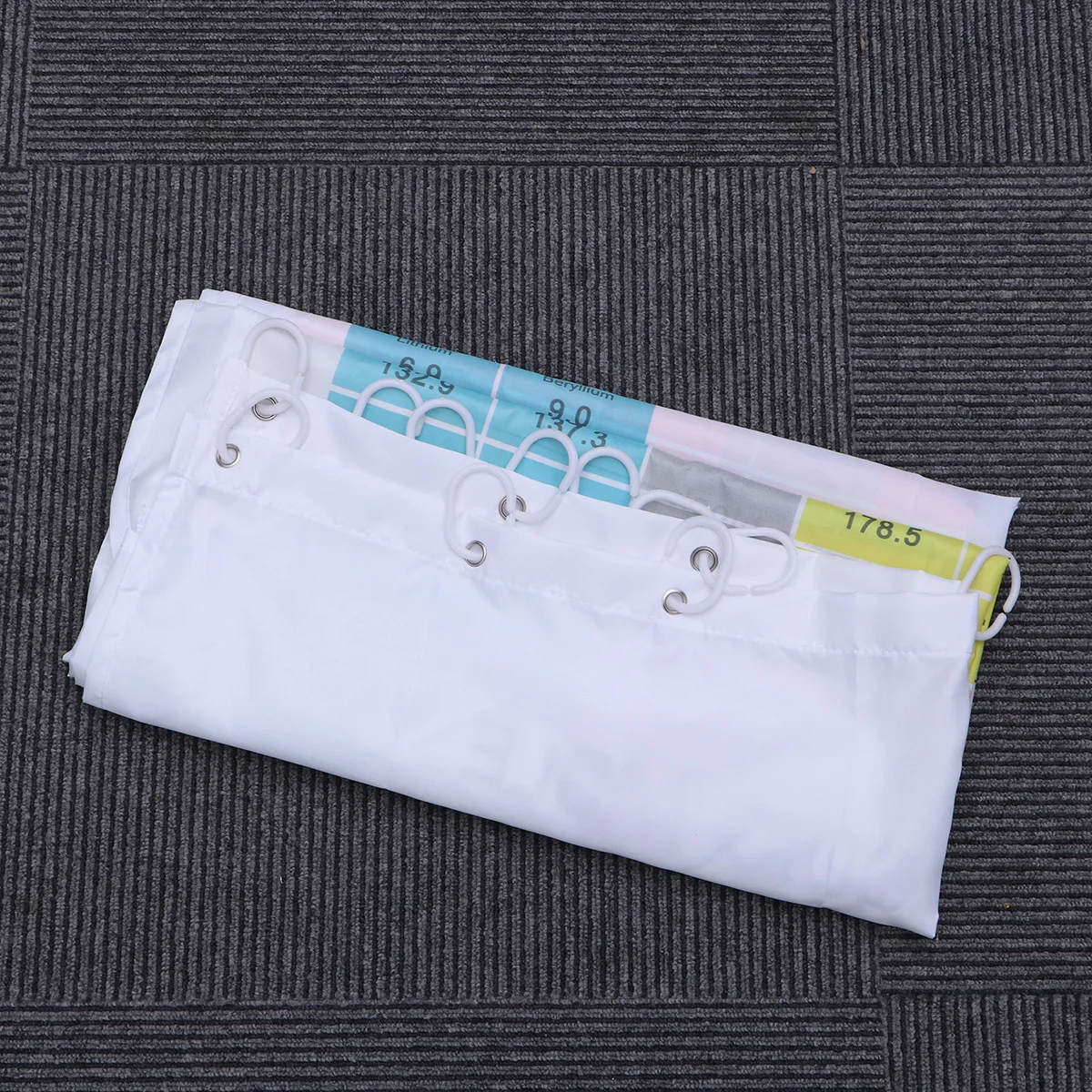 

Digital Print Bathing Curtain 180X180 Cm Bright Clear Printing Waterproof Polyester Sturdy Hooks Artistic Bathroom