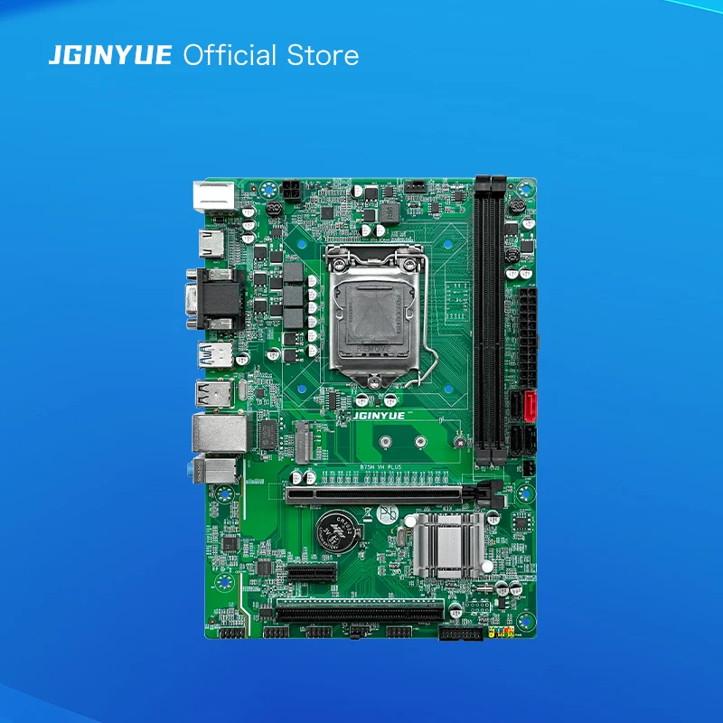 

Материнская плата JGINYUE B75 LGA 1155 M-ATX, Intel i3 i5 i7 E3 CPU DDR3 1600 МГц 16 Гб ОЗУ M.2 NVME SATA USB 3,0 VGA HDMI