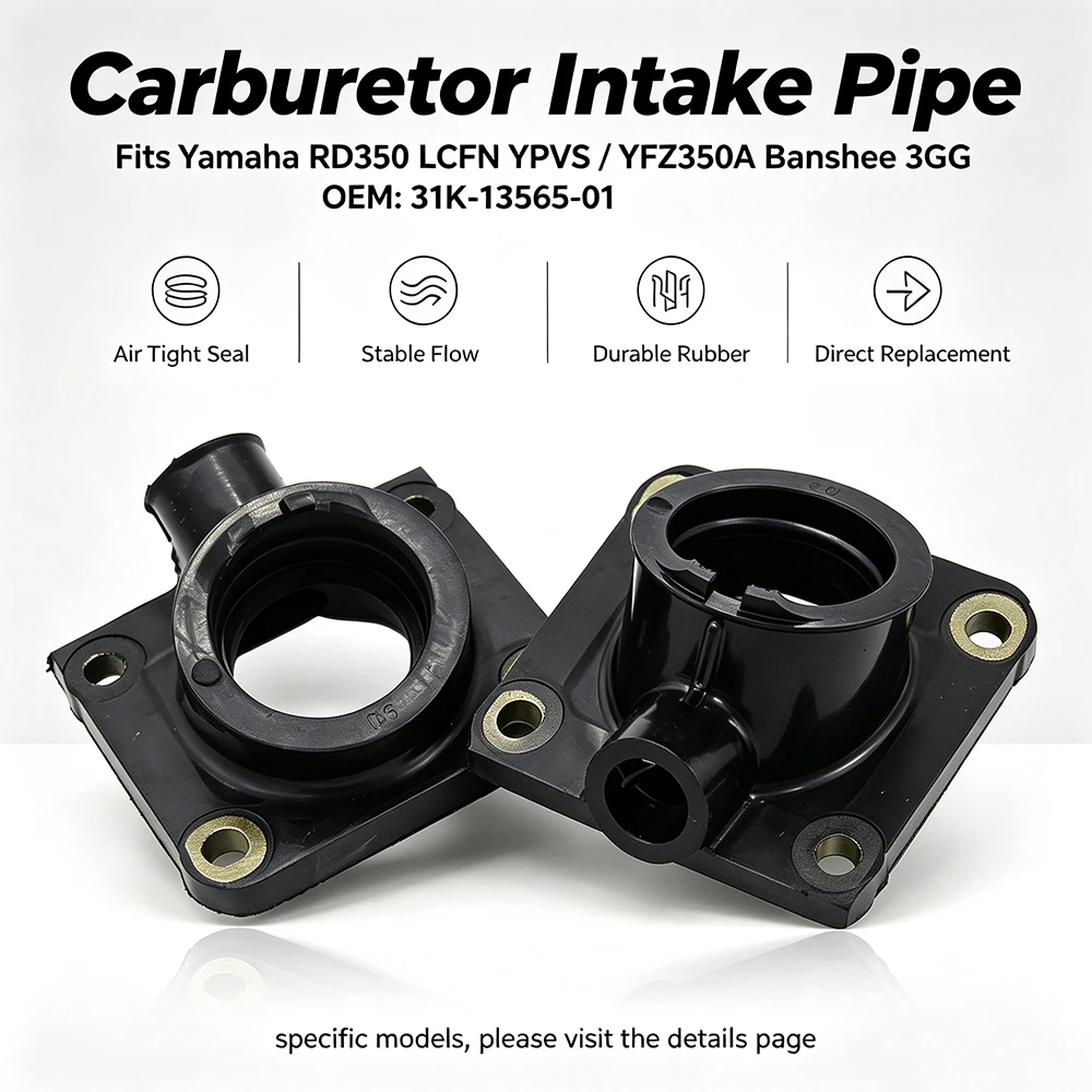 Tubo Di Aspirazione Interfaccia Carburatore Moto Per Yamaha RD350 Lc Ypvs 31K Lcf Ypvs 31K Lcfh Ypvs 1WW Lcfn Ypvs 1WX Lch Ypvs 1WW-image