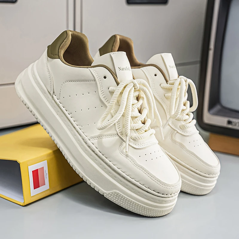Men Flexible Daily Casual Sneakers Anti Skid Wear Resistant Sole Breathable Air Mesh Soft Shock Absorb Outdoor Training Footwear - view 2