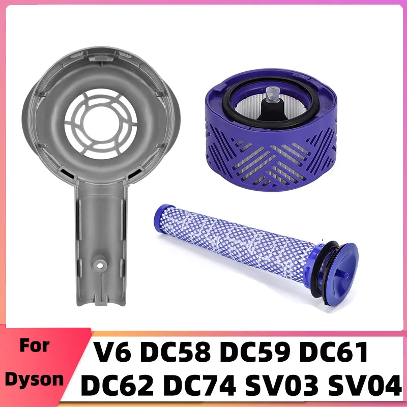 Motor Back Cover for Dyson V6 DC58 DC59 DC62 DC72 DC74 SV03 SV04 SV05 SV06 SV07 SV09 Vacuum Cleaner Accessories HEPA Filter