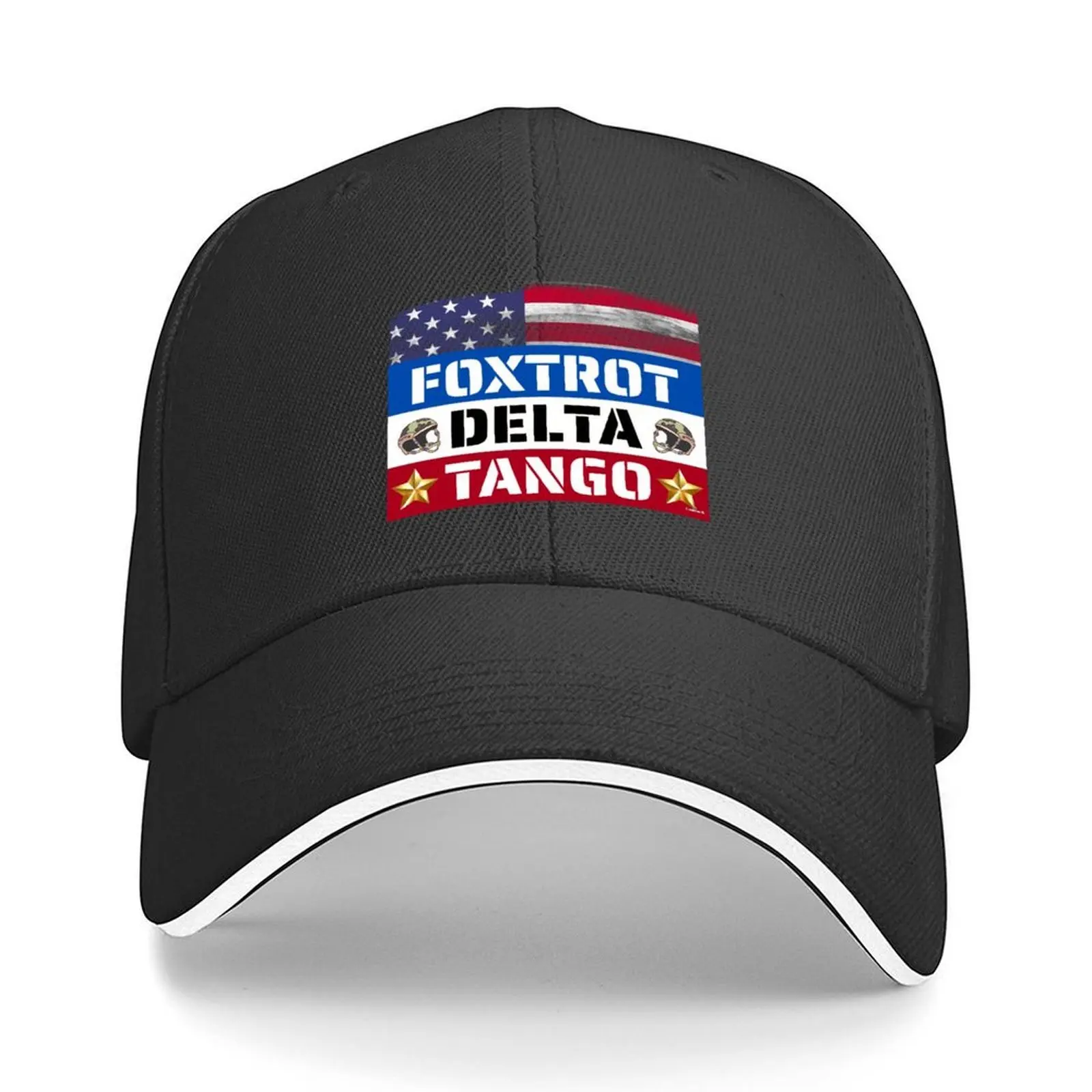 

Foxtrot Delta Tango Baseball Cap Beach Golf Wear Golf Cap fun hats Woman Men's