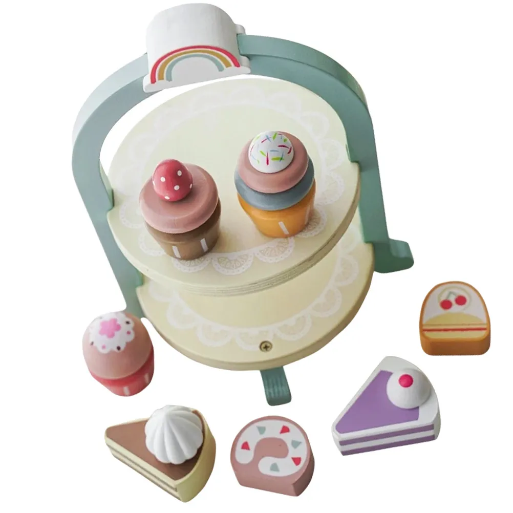 

1 Set Simulation Cake Set Realistic Mini Cupcake Decorative Kitchen Accessories Pretend Play Simulation House Decoration