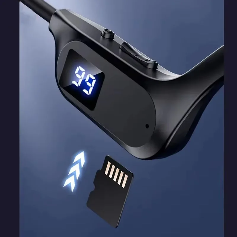 2026NEW سماعة لاسلكية توصيل العظام الرياضة السباحة بلوتوث متوافق سماعات حر اليدين مع هيئة التصنيع العسكري لسماعات الأذن X7 الرياضية #5