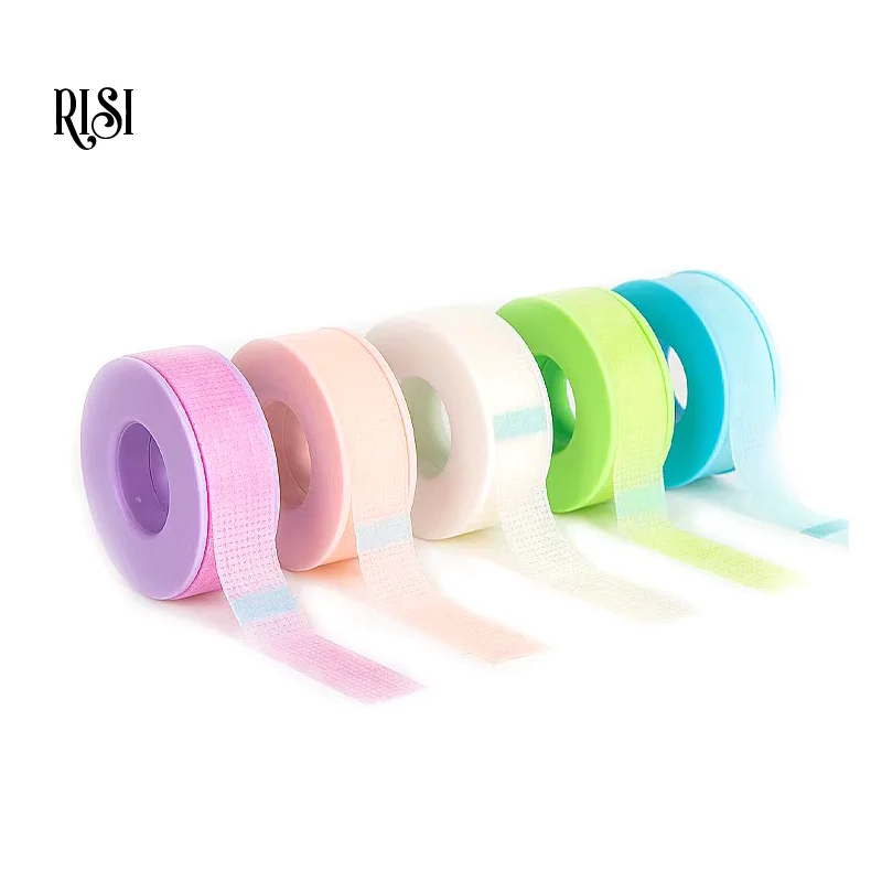 RISI Silicone Gel Tape for Lash Extensions Sensitive Multiple Non-Woven Breathable Under Eye Pad Patches Lash Tools