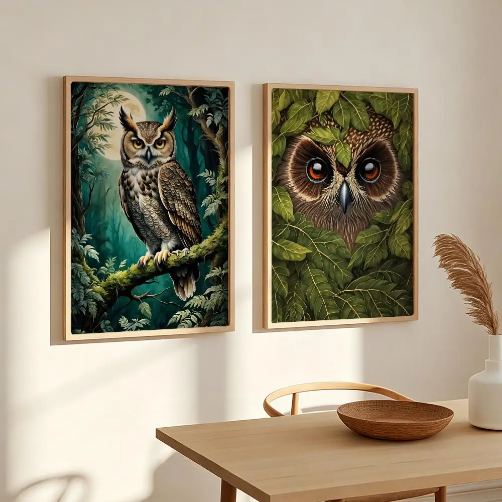 Animals of the deep forest Painting Calligraphy Modern Abstract Canvas Art Poster Aesthetic Trendy Living Room Home Decor