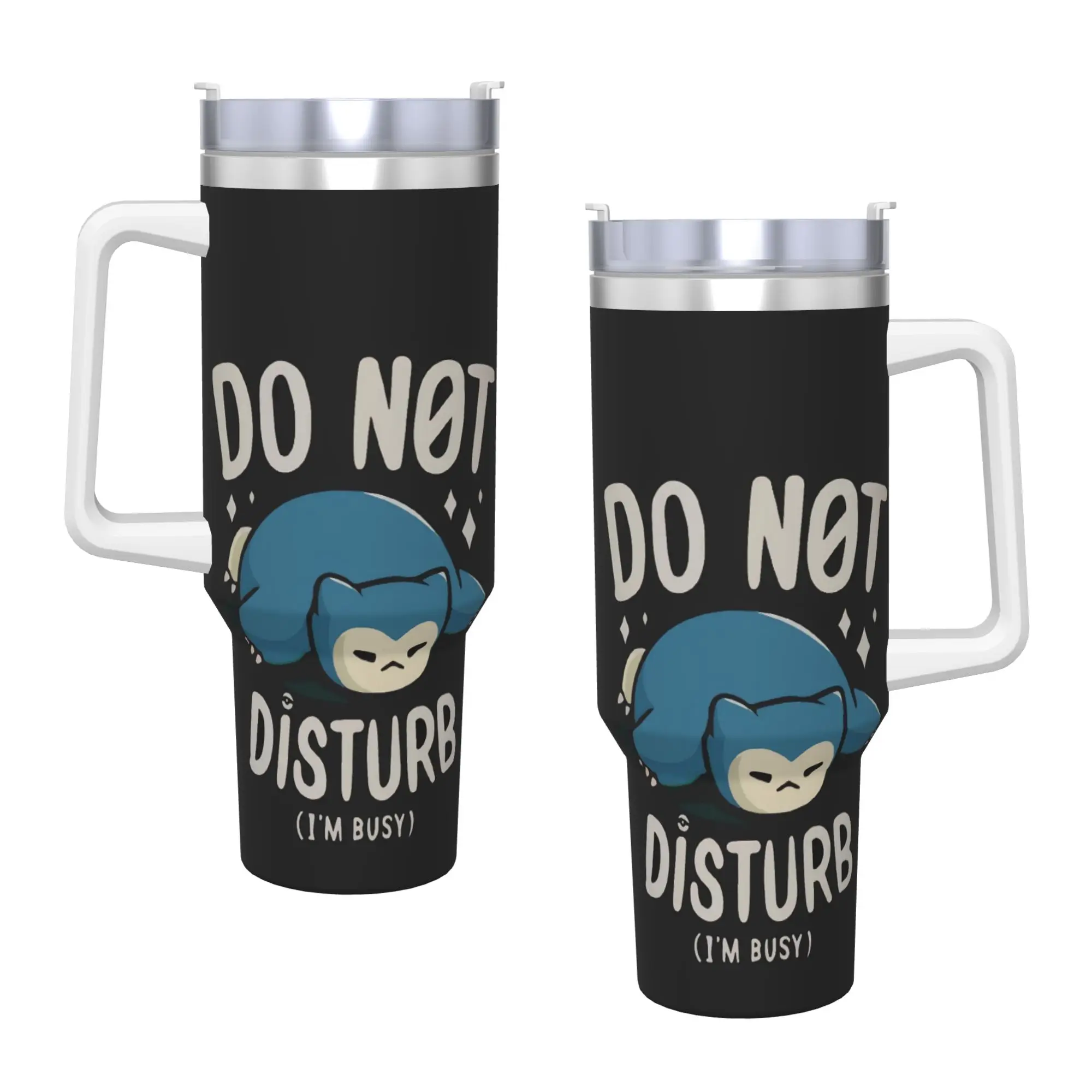 غص لا تزعج بهلوان المشروبات الساخنة زجاجة ماء الحفاظ على الحرارة أكواب حرارية من الفولاذ المقاوم للصدأ مخصص لتقوم بها بنفسك أكواب سيارة الشاطئ #2