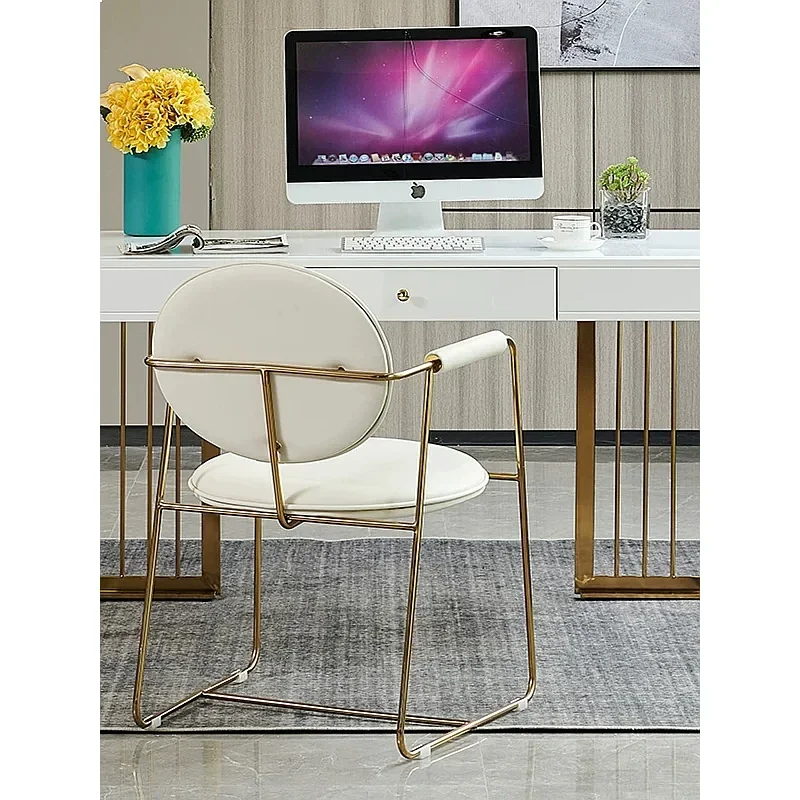RV Luxury Tempered Glass Desk Modern Simple Design Computer Writing Table Home Office Study Workstation C