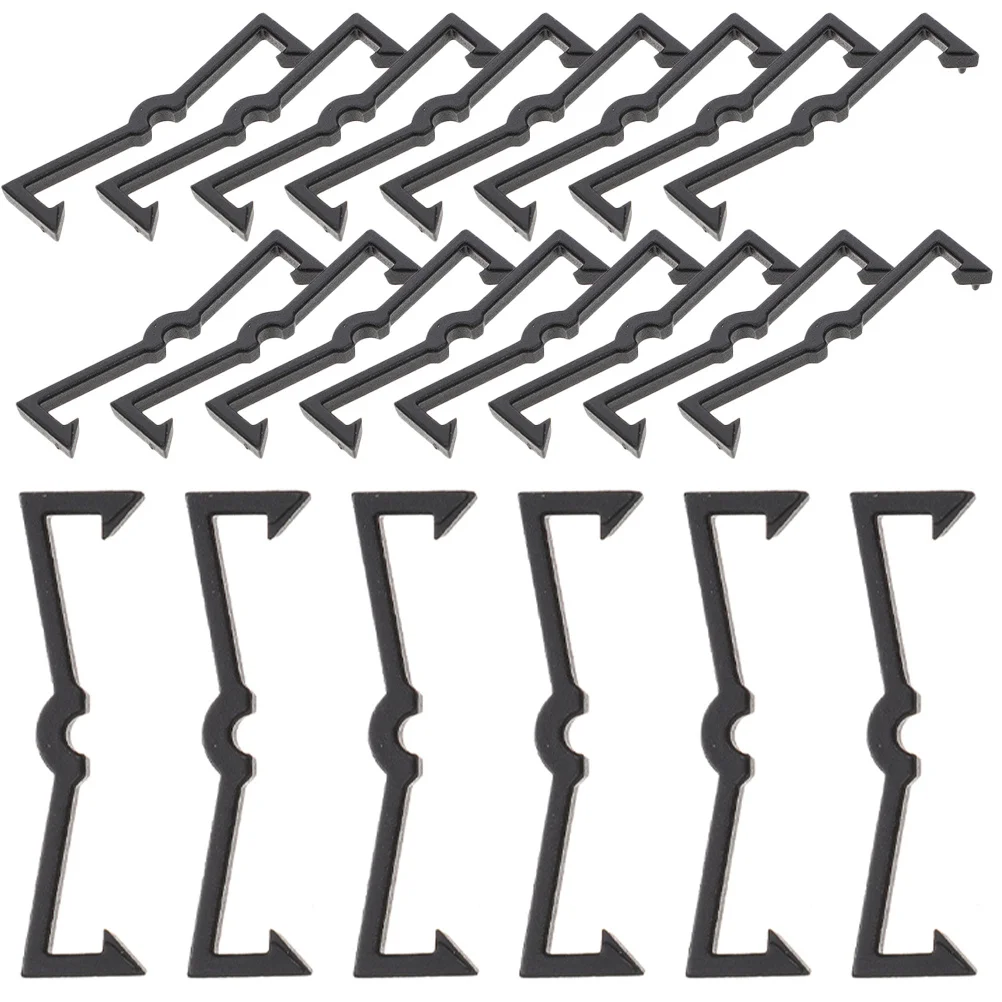 

50pcs Pegboard Hook Locks Plastic Clips For Hanging Peg Hooks Garage Storage Organization Peg Board Accessories Secure Holders