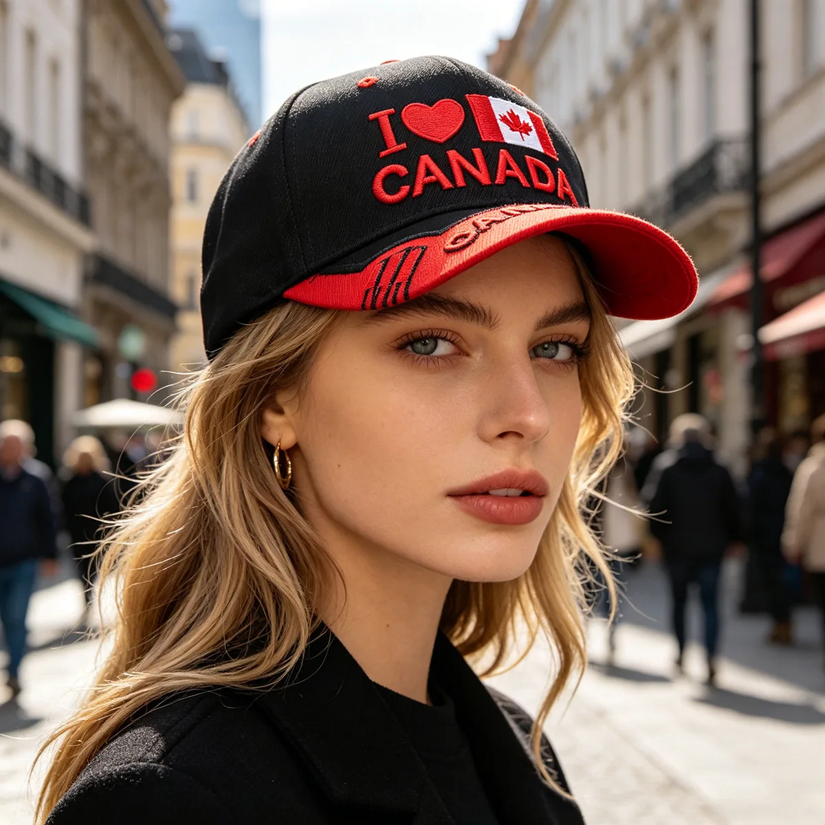New CANADA Flag Maple Leaf 3D Baseball Hat Men's Outdoor Leisure Trendy Sunshade Cap Women Sports Snapback Peaked Cap