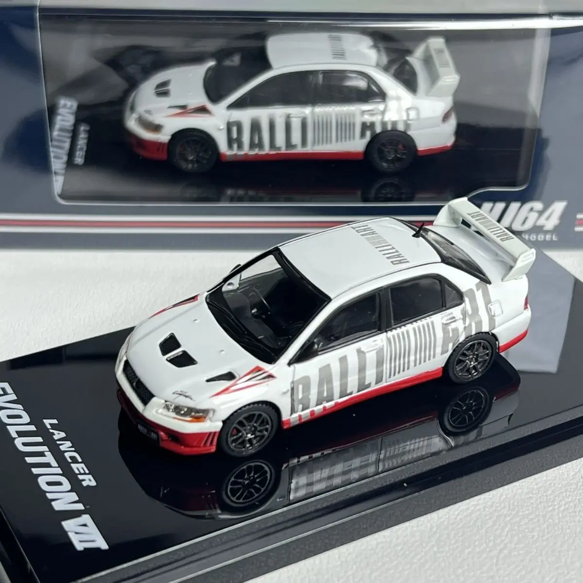 

Hobby Japan 1:64 Lancer EVO VII GSR Ralliart Alloy Car Diecasts & Toy Vehicles Car Model Miniature Scale Model For Children