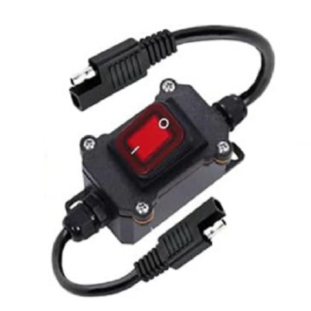 For SAE Connector Devices 12V Inline Power IP67 Inline Switch For Garden Lighting Waterproof Inline Power Switch view 4