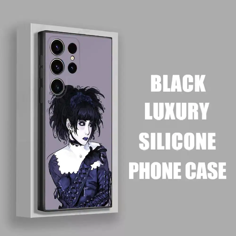 حافظة هاتف Mana Gackt M-Malice M-Mizer لهاتف سامسونج S22، S24، S20، S25، S23، S30، S21، Ultra، Plus، 5G، Fe، Lite غطاء أسود