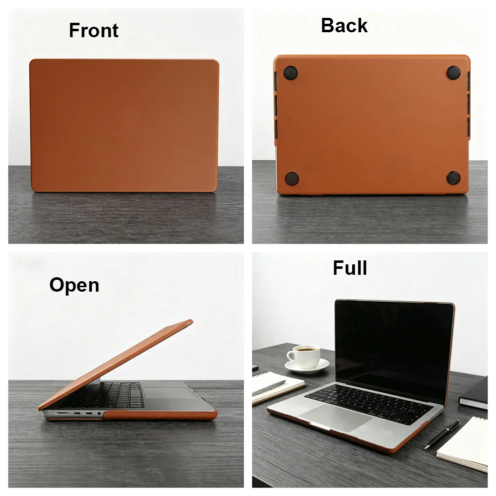 Laptop Leather Case For Macbook Air 15 A3448 M5 Pro 16 A3428 A3429 Pro 14 A3434 A3426 A3427 Air 13 A3240 A3449 Neo A18 A3404 Bag