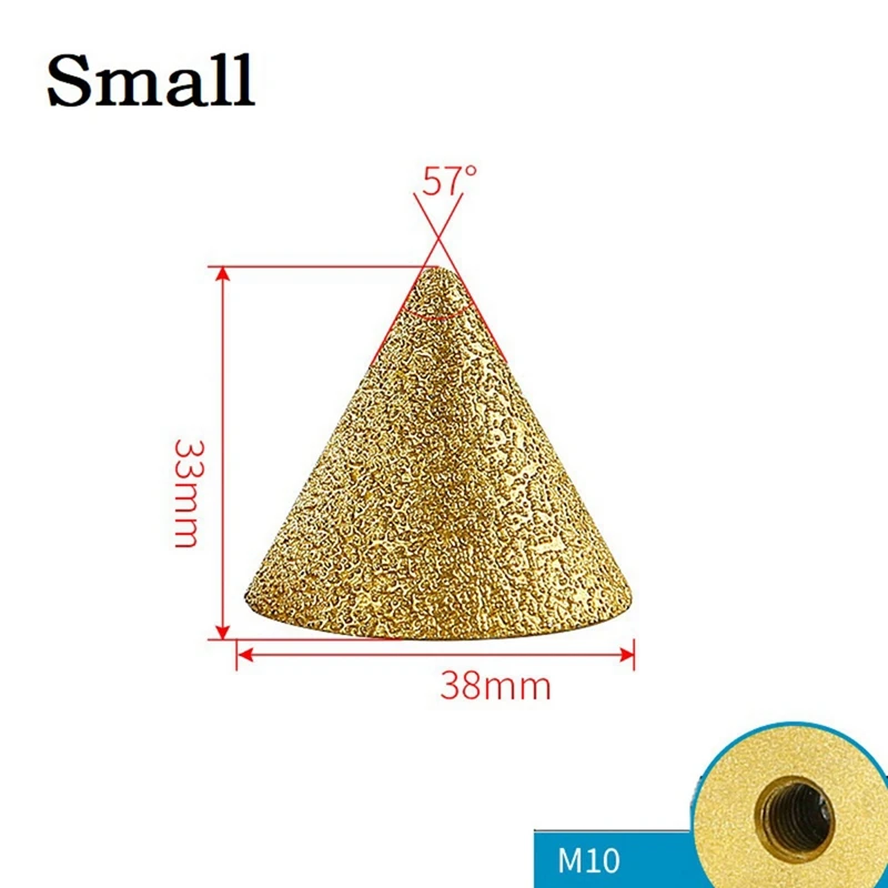 2Pcs M10 Angle Grinder Milling Bit 38/50Mm Chamfering Bit Tile Cutter Trimming Is Suitable For 100 Angle Grinder Durable