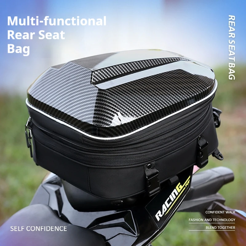 

Motorcycle Travel Equipment Single Shoulder Bag Dual Shoulder Bag Knight Bag Multifunctional Helmet Bag Motorcycle Rear Seat Bag
