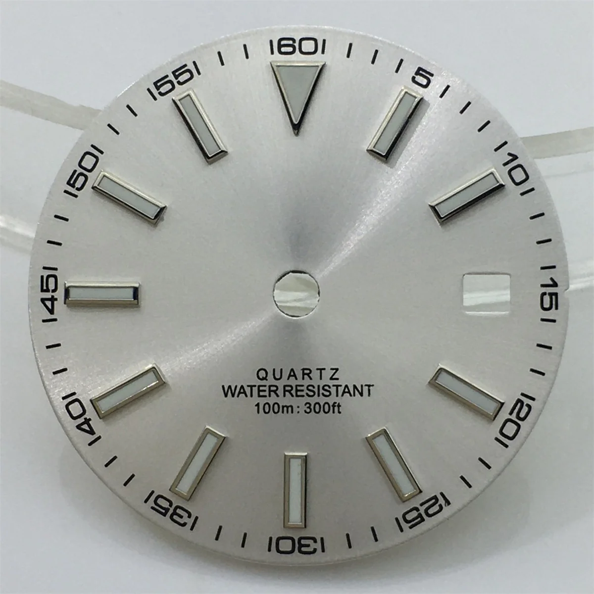 시계 다이얼 BLIGER 29MM 쿼츠 다이얼 Rhonda 515 무브먼트 시계 부품 용 화이트 블랙 그레이 빛나는 다이얼