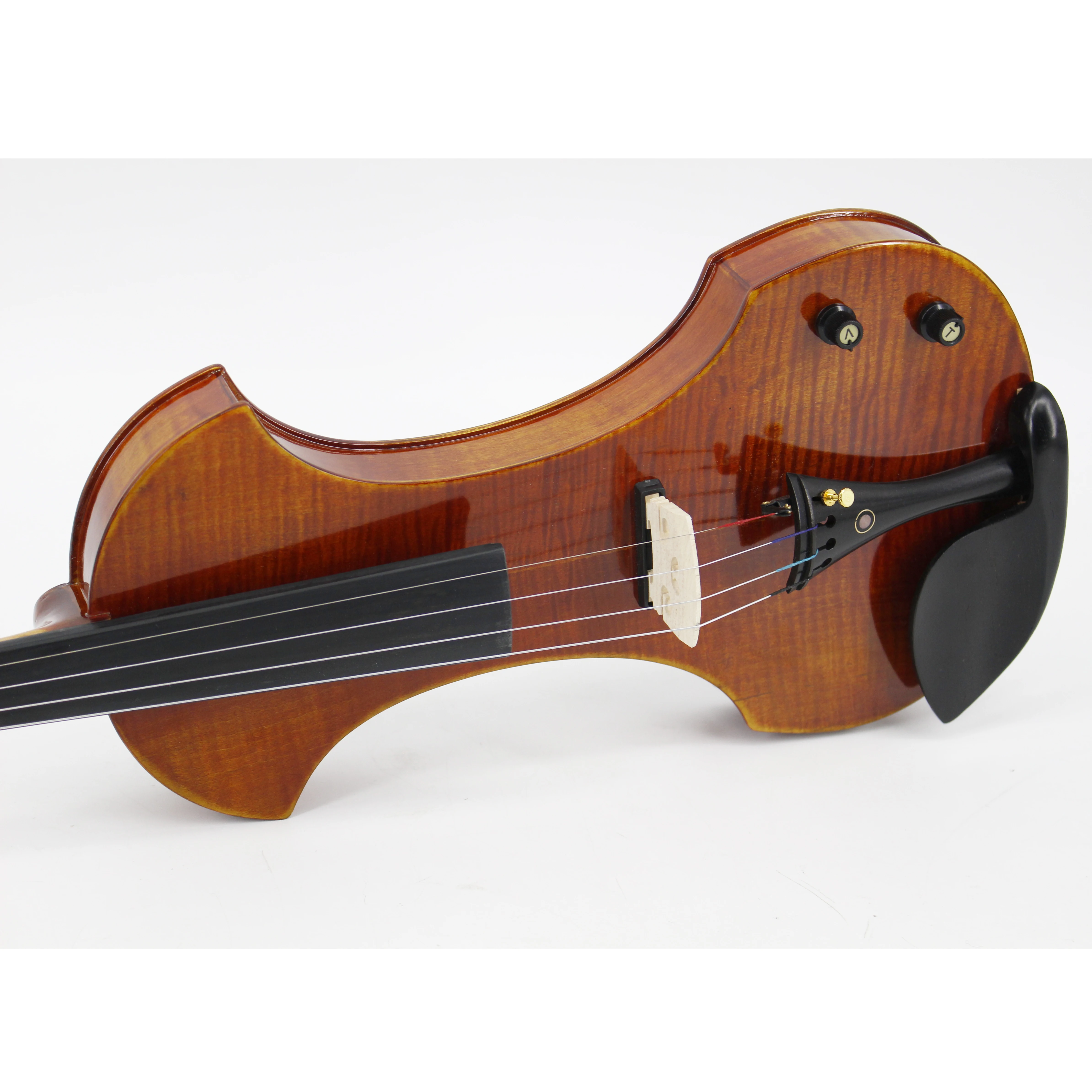 4/4 Size With Case Bow Strings For Beginner Students Advanced Solid Wood Electric Violin with Case Bow