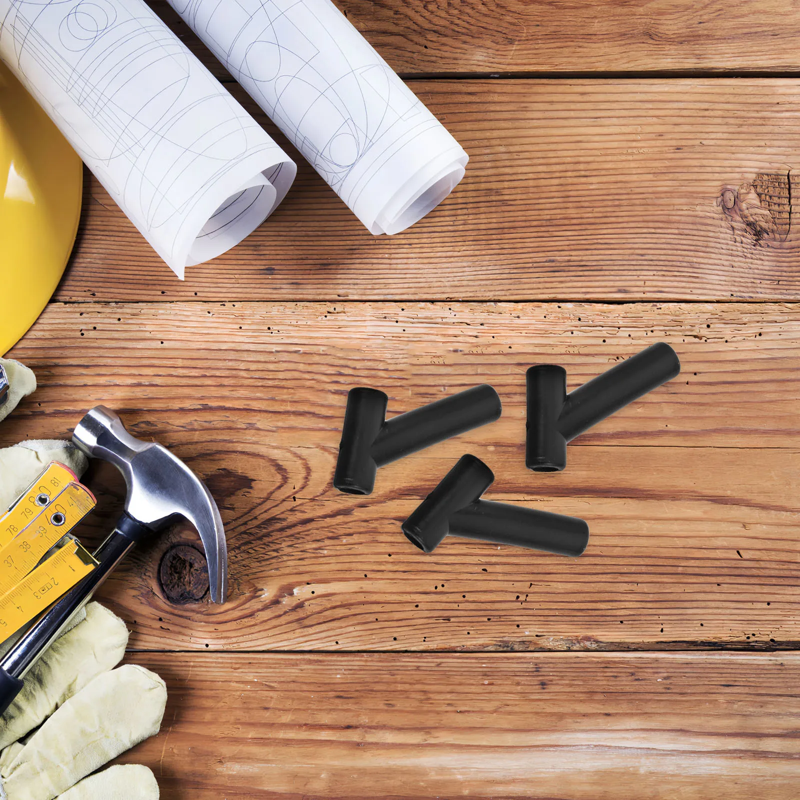 อุปกรณ์เสริมว่าว 10 ชิ้น ชุดเชื่อมต่อแท่งพลาสติก 3 ทาง สำหรับซ่อมว่าวกลางแจ้ง เพิ่มความมั่นคงในการบิน