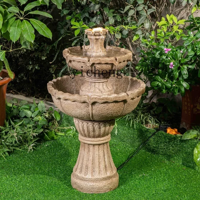 X-27 outdoor flowing water makes money fountain ornament circulating pool courtyard floor-to-ceiling landscape decoration