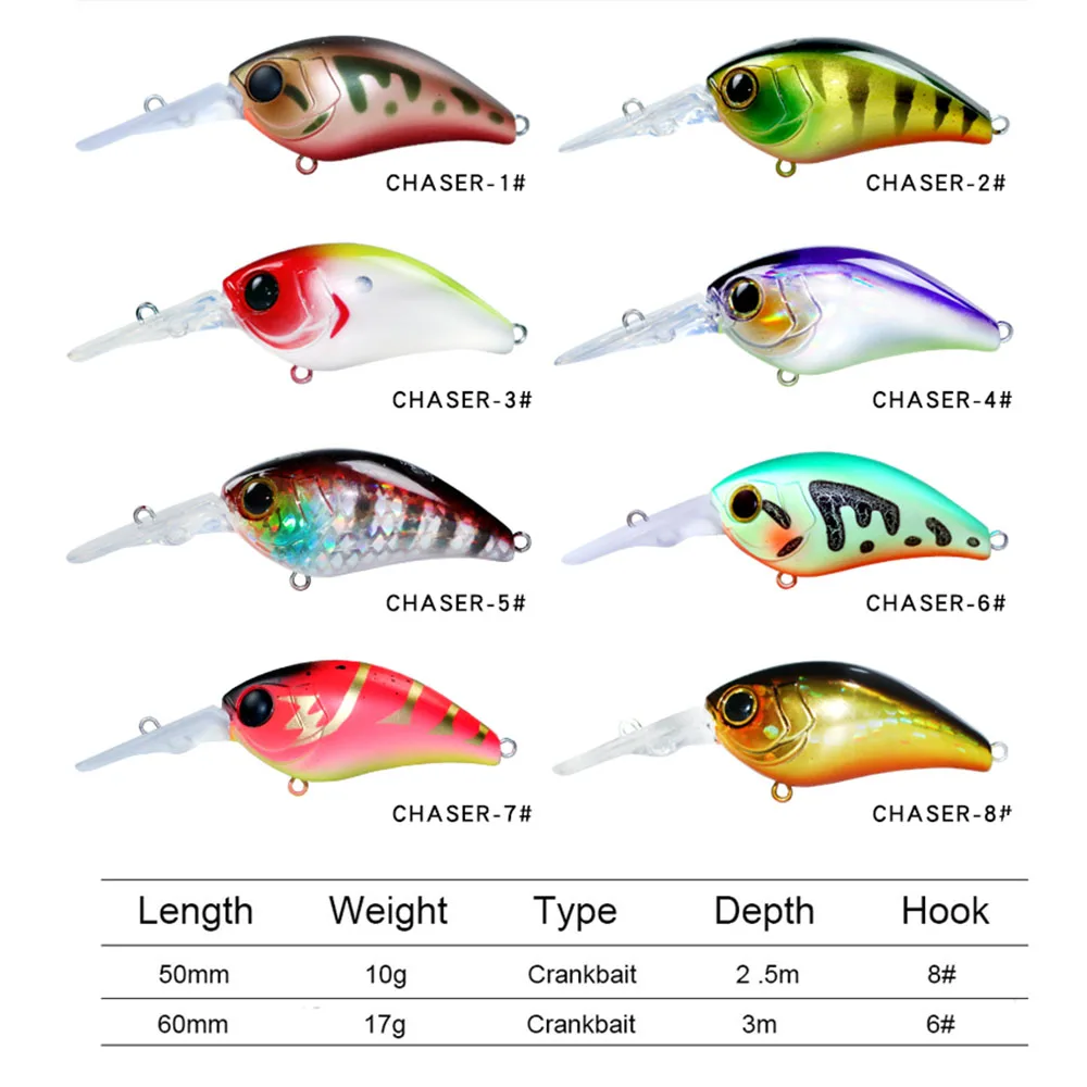 HISTOLURE  Floating Crankbait Fishing Lure 50mm/10g  60mm/17g Bass Pike Hard Bait Jerkbait Professional Crank Baits