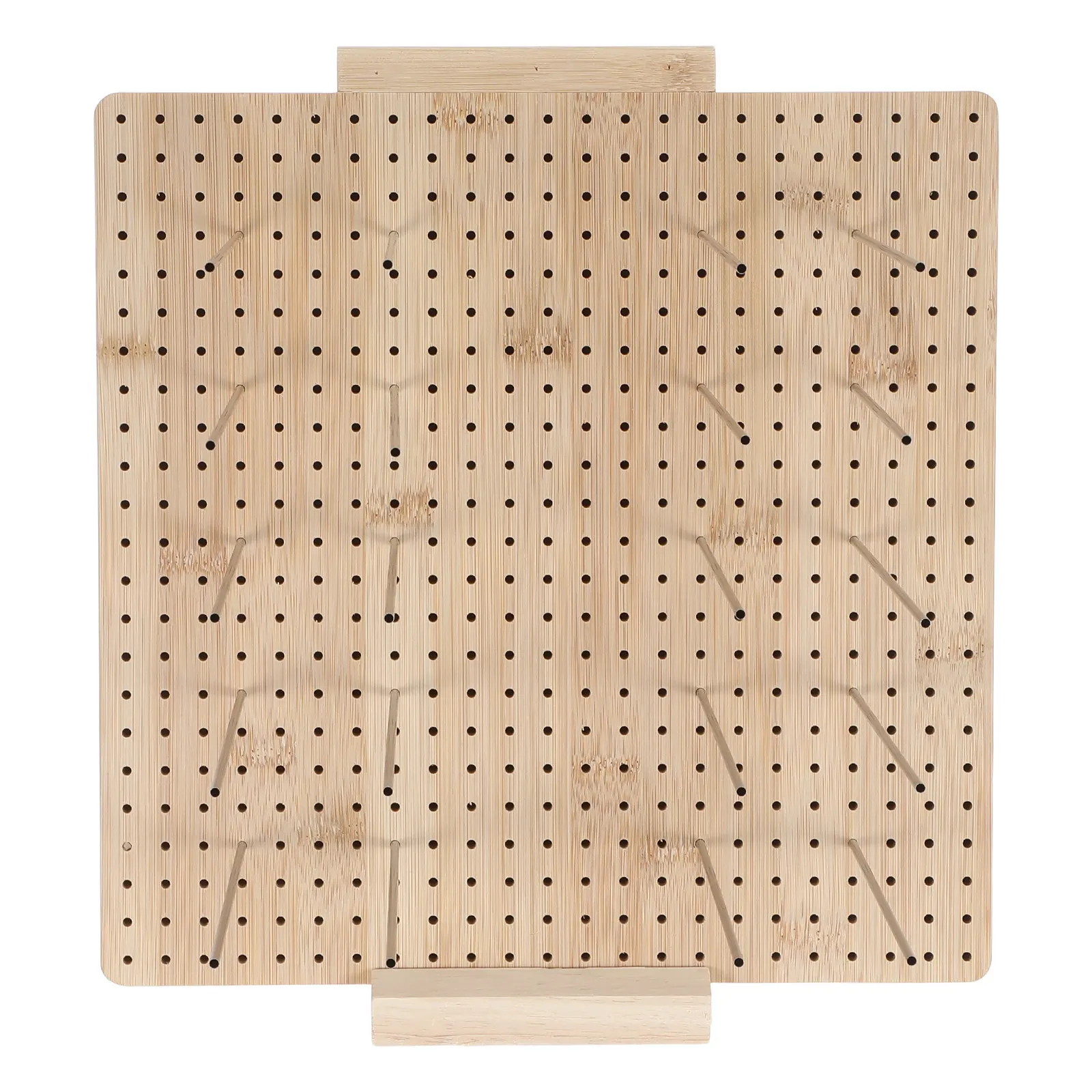 

1Set Wooden Crochet Blocking Board 11.61inch with 20 Pins Measuring Board for Lace Garments Accessories Home Decor