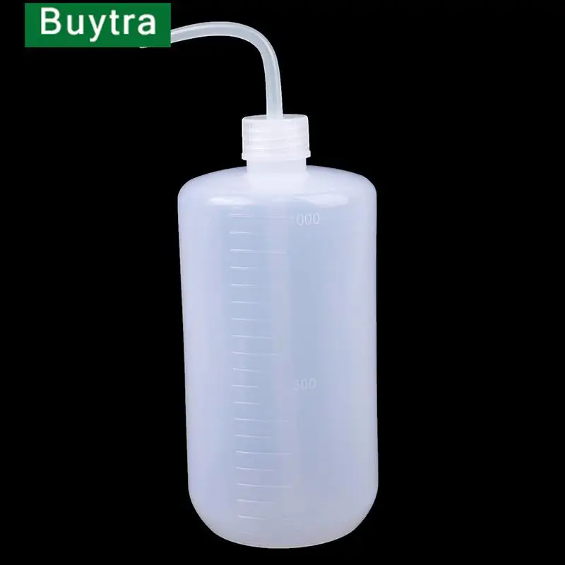 1000ml  Wash Clear White Plastic Green Soap Lab Wash Squeeze Diffuser Bottle Non-Spray Bottle