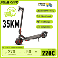 JUICEASE M365PRO 500W Electric Scooter 8.5inch Foldable 10.5AH 31km/h 35km Max Range with APP Dual Brake Electric kick scooter