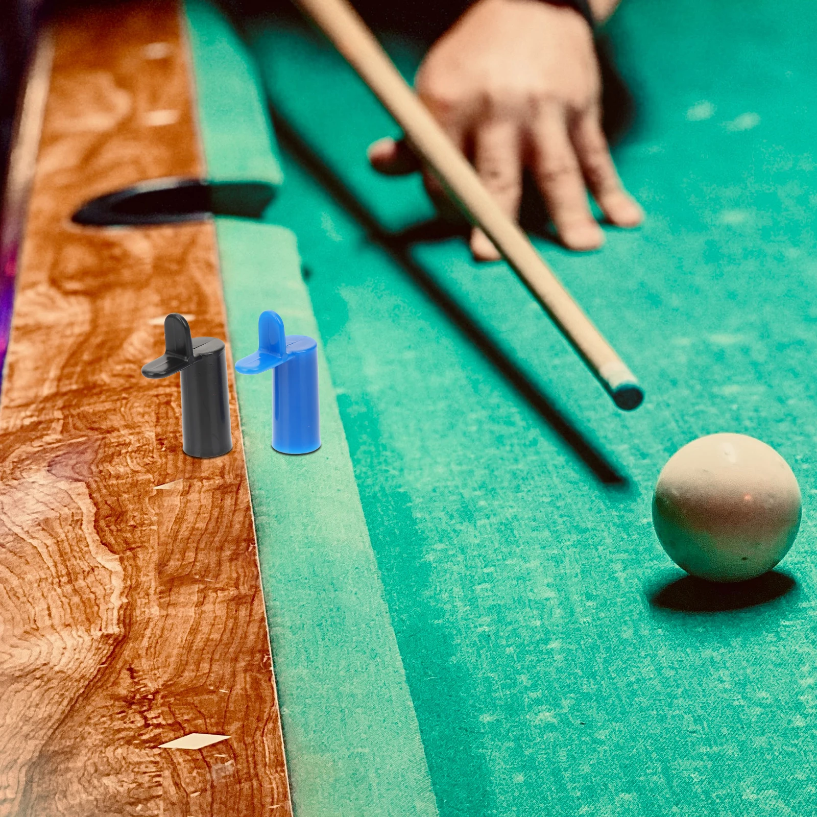 

10Pcs Pool Bridge Head Brackets Portable Billiards Cue Holder for American Table Snooker Rack Easy to Store in Pocket Or Case