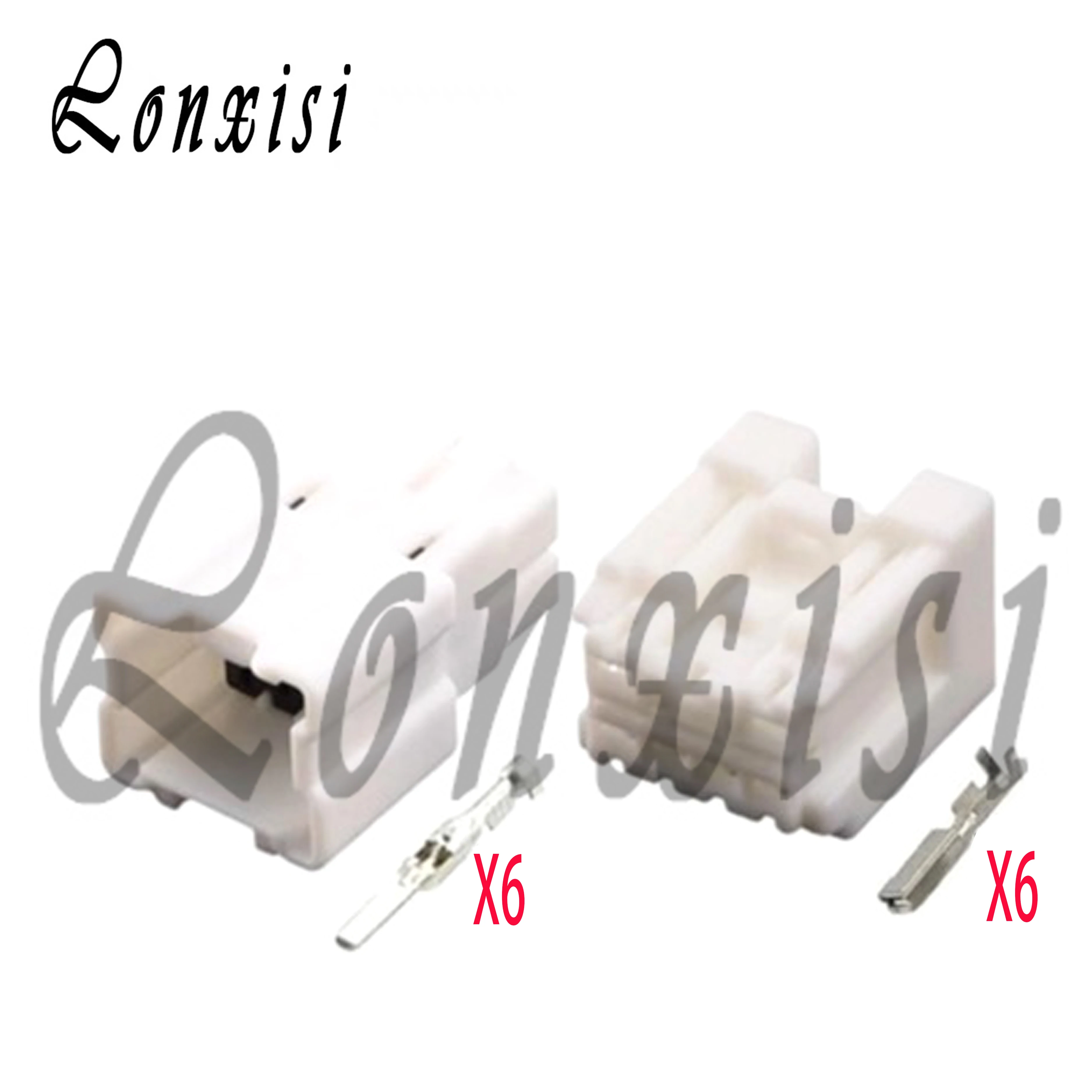 

6 Pin 6098-6947 Car Turn signal Brake light Tail light Width Indicator Plug 6098-6970 For Nissan Sylphy Qashqai X-Trail