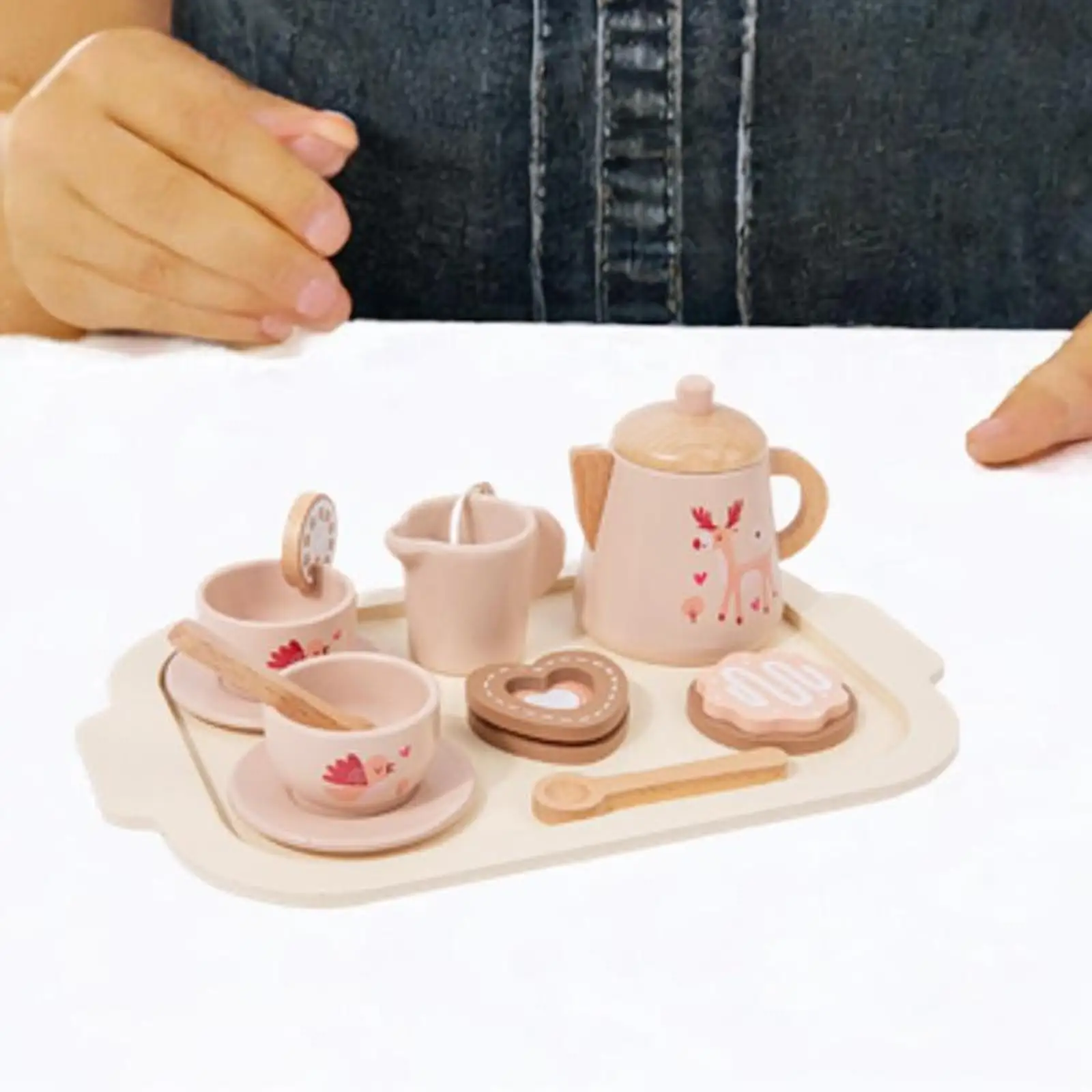 مجموعة ألعاب حفلات الشاي بعد الظهر للأطفال الصغار، ملحقات المطبخ للأطفال #2